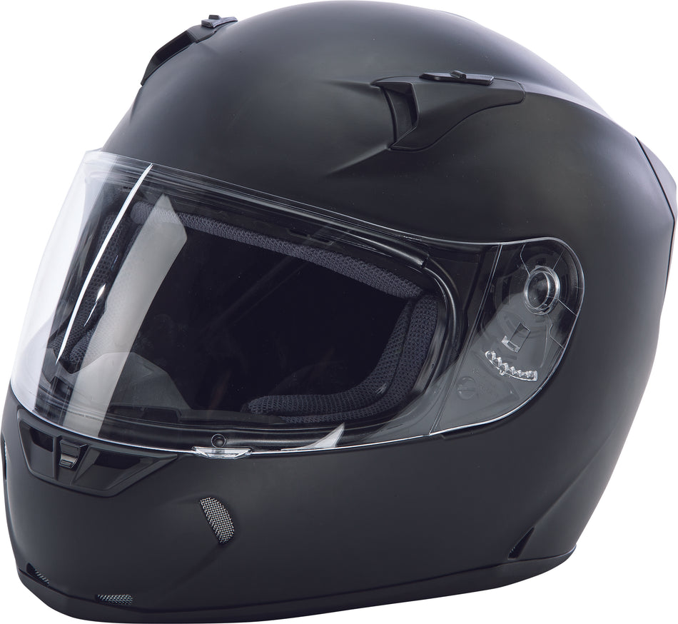FLY RACING Revolt Solid Helmet Matte Black Md 73-8350M