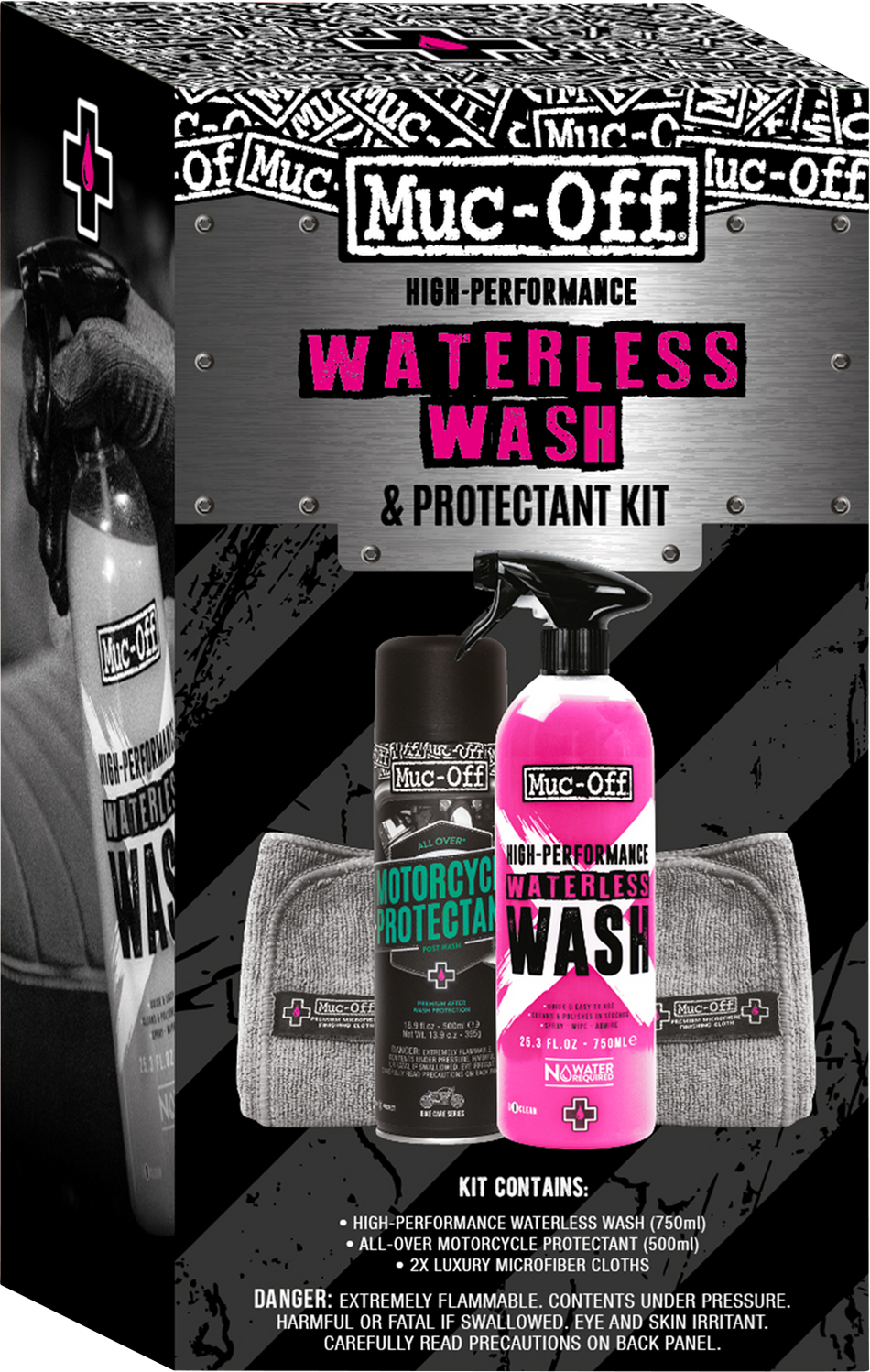 MUC-OFF USA Motorcycle Waterless Wash & Protectant Kit 20029US