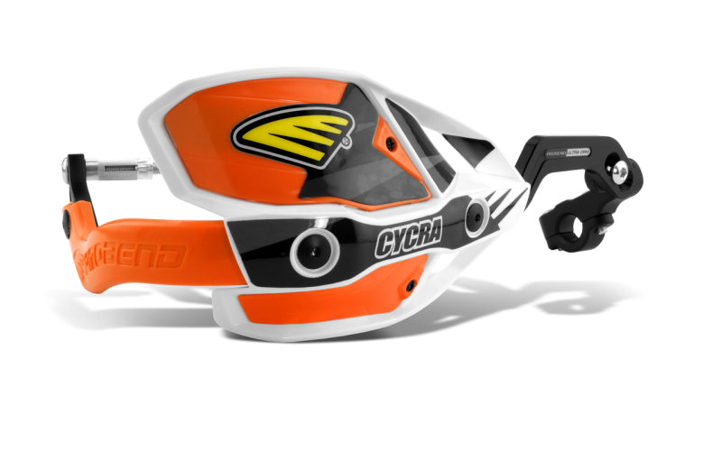 Cycra CRM Ultra 7/8 in. Clamp w/White Shields/Orange Covers