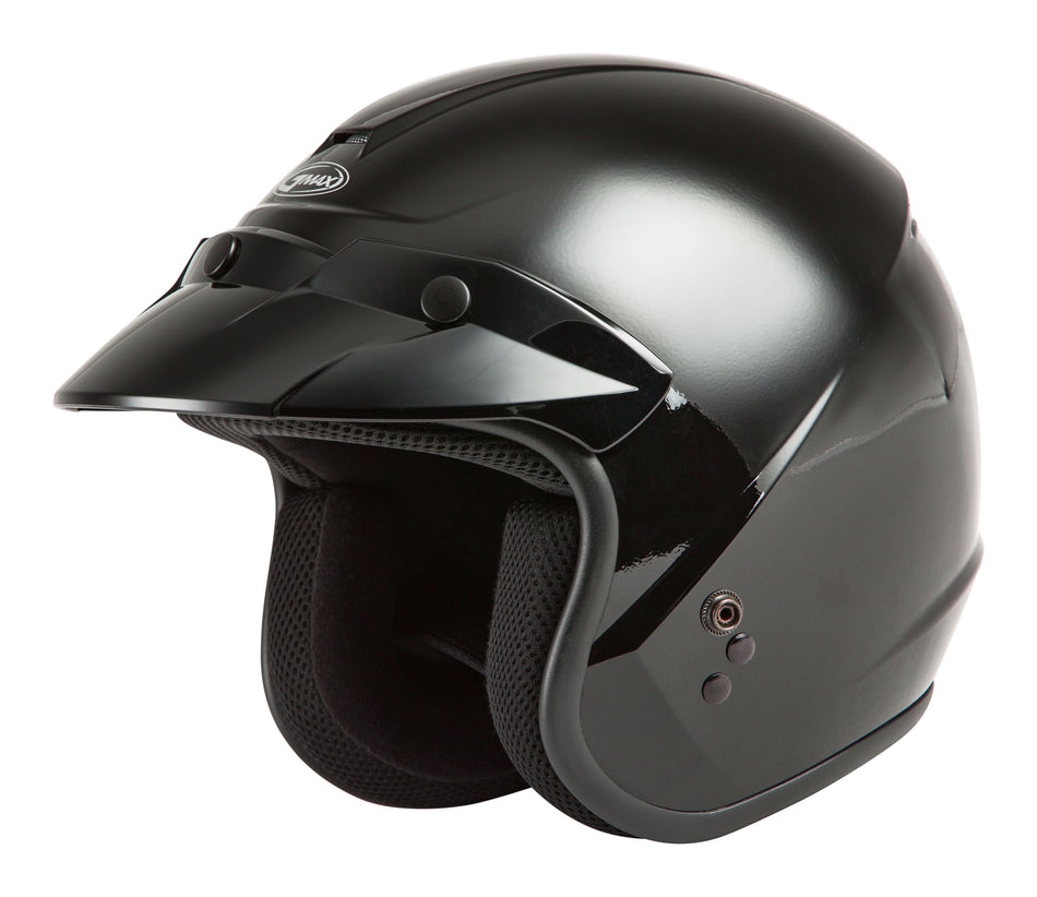 GMAX Youth Of-2y Open-Face Helmet Black Yl G1020022