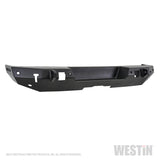 Westin 18-19 Jeep Wrangler JL WJ2 Rear Bumper w/  Sensors (Excl. Wrangler JK) - Textured Black 59-82045