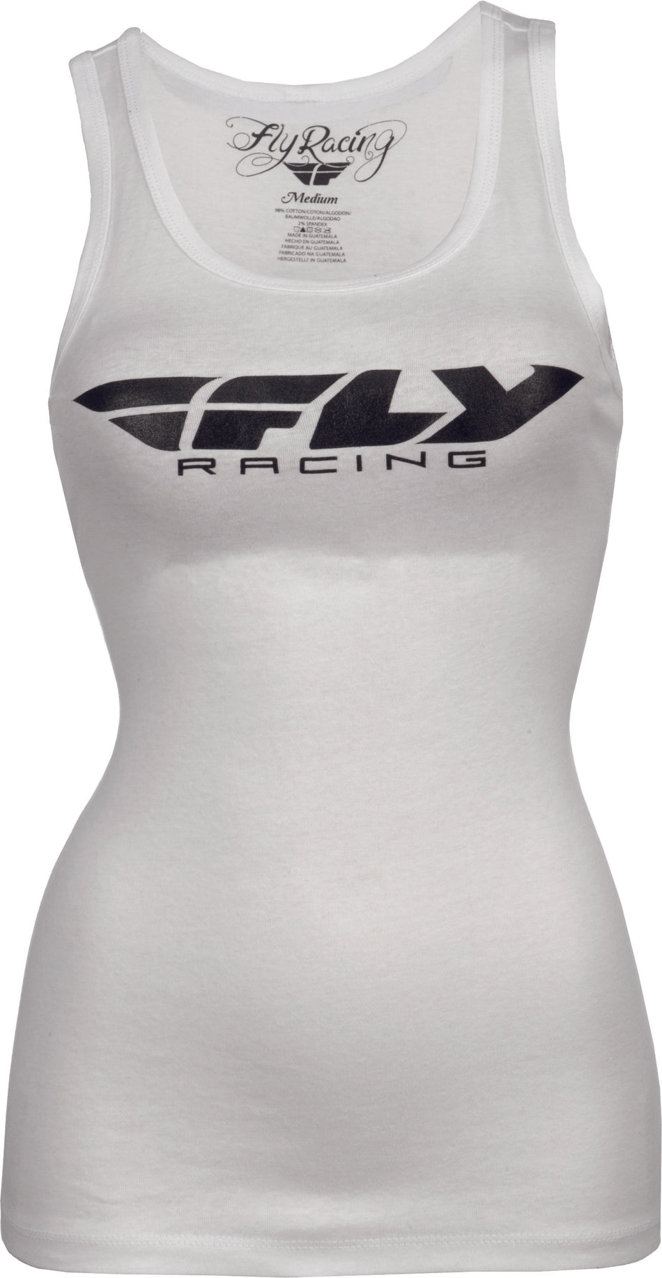 FLY RACING Fly Women's Corporate Tank White Md 356-6134M
