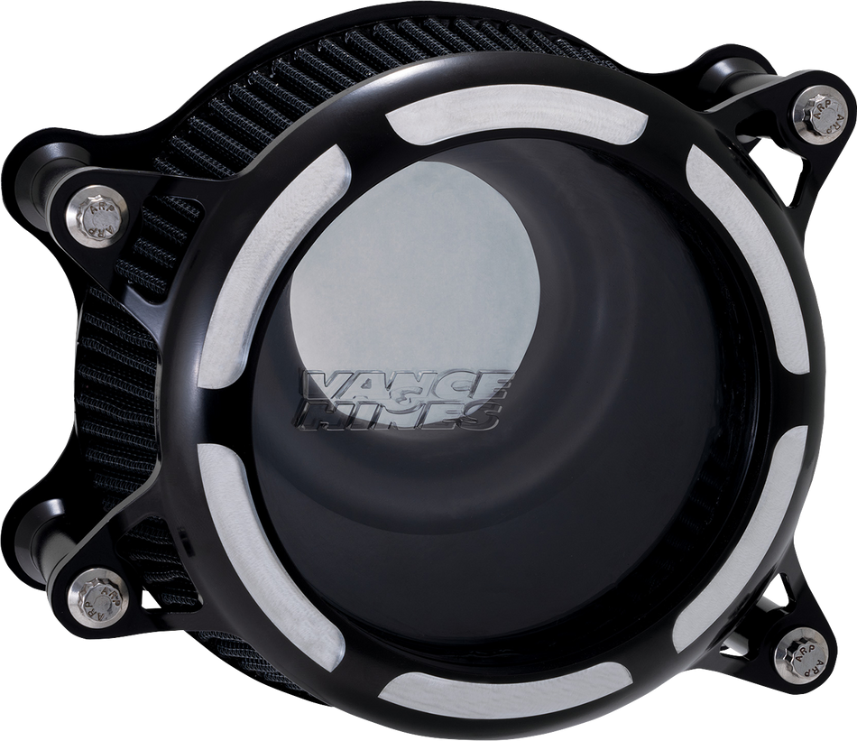 VANCE & HINES VO2 Insight Air Cleaner - Black Contrast 41095
