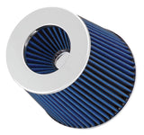 Spectre Adjustable Conical Air Filter 5-1/2in. Tall (Fits 3in. / 3-1/2in. / 4in. Tubes) - Blue 8136