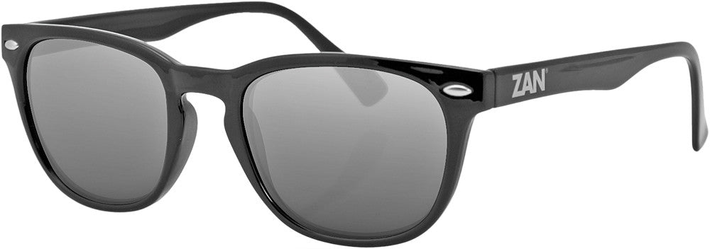 ZAN Throwback Nvs Sunglasses Gloss Black W/Smoke Lens EZNV01