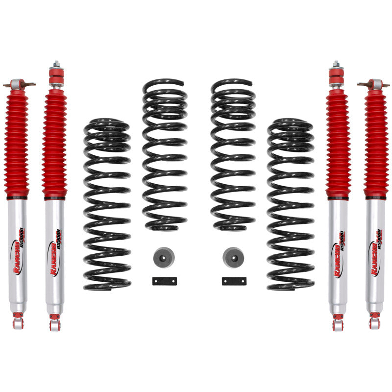 Rancho 07-17 Jeep Wrangler Front and Rear Suspension System - Master Part Number / One Box RS66119BR9