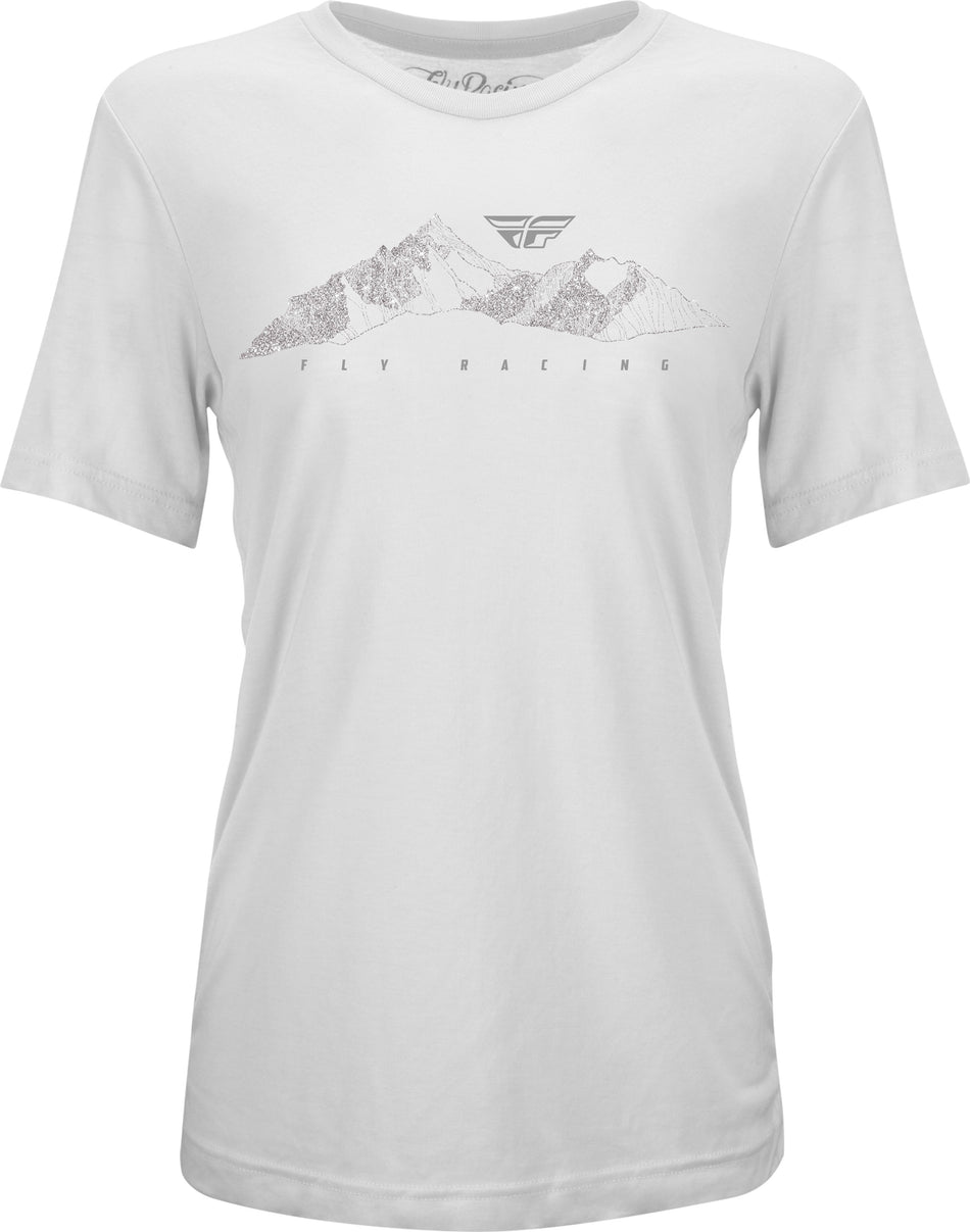 FLY RACING Fly Women's Freedom Tee White Xl 356-0474X