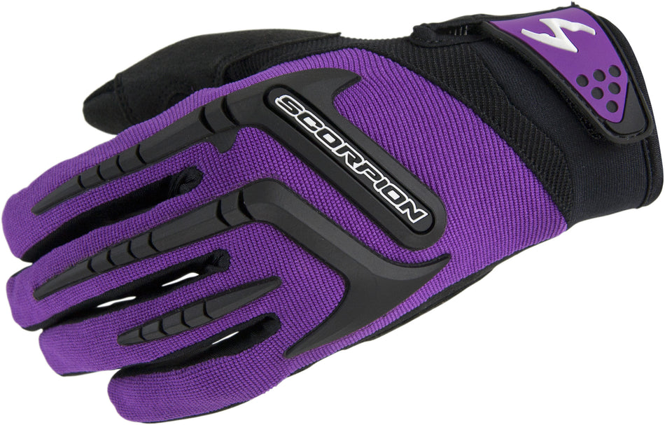 SCORPION EXO Women's Skrub Gloves Purple Lg G53-765
