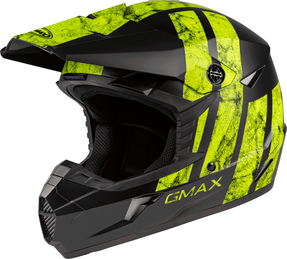 GMAX Mx-46 Off-Road Dominant Helmet Matte Black/Hi-Vis Md G3464745