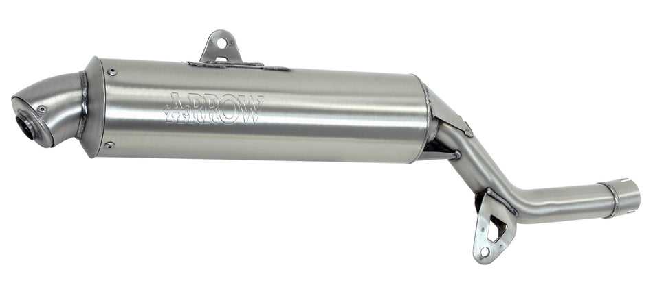 Arrow Honda Nx Dominator'87-93 Stainless Steel Homologated Exhaust For Original Collector  72602pd