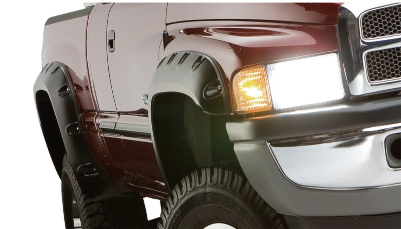 Bushwacker 20-22 Ram 1500 (Excl. Rebel/TRX) 76.3/67.4in Bed Pocket Style Flares 4pc - Diamd. Black 50924-45