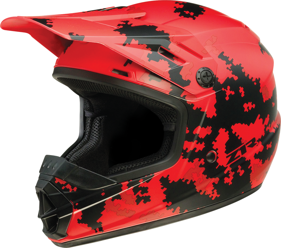 Z1R Youth Rise Helmet - Digi Camo - Red - Medium 0111-1461