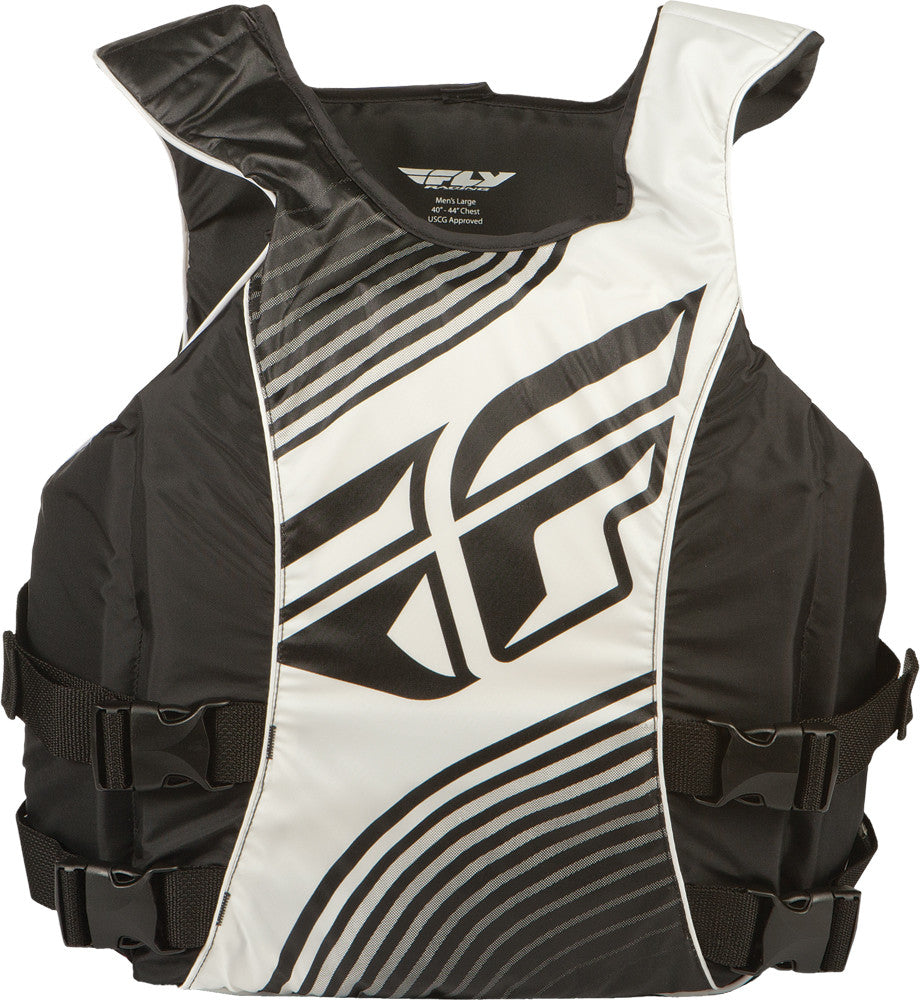 FLY RACING Pullover Life Vest Black/White S 113024-700-020-14