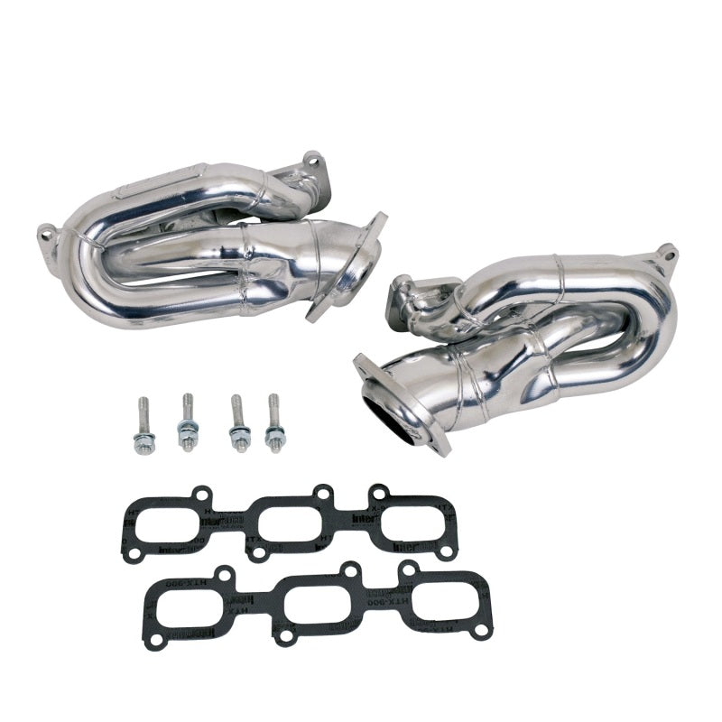 BBK 11-15 Mustang 3.7 V6 Shorty Tuned Length Exhaust Headers - 1-5/8 Silver Ceramic 14420