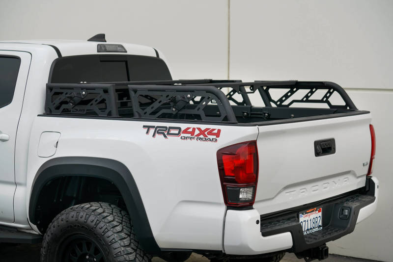 DV8 Offroad 20-22 Jeep Gladiator JT / 05-21 Toyota Tacoma Overland Bed Rack - 2pc. Adjustable RRUN-01