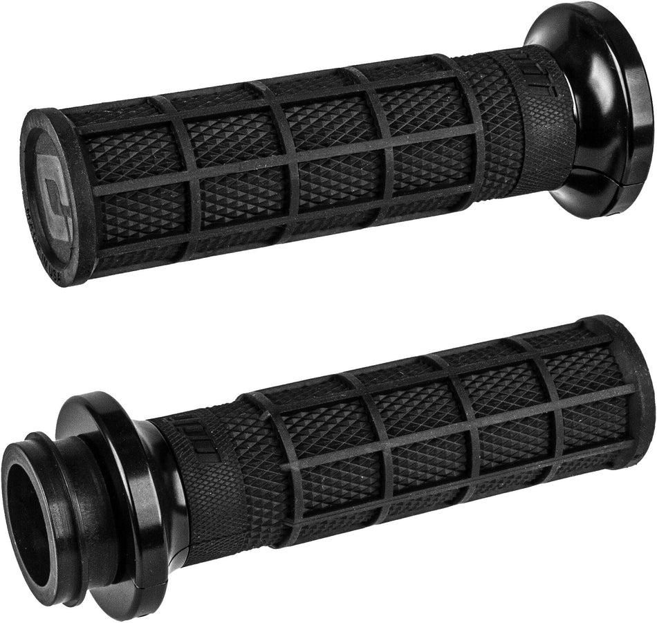 ODILock On Waffle Style Grips Black/Black For Indian TouringV31ITW-BB-B