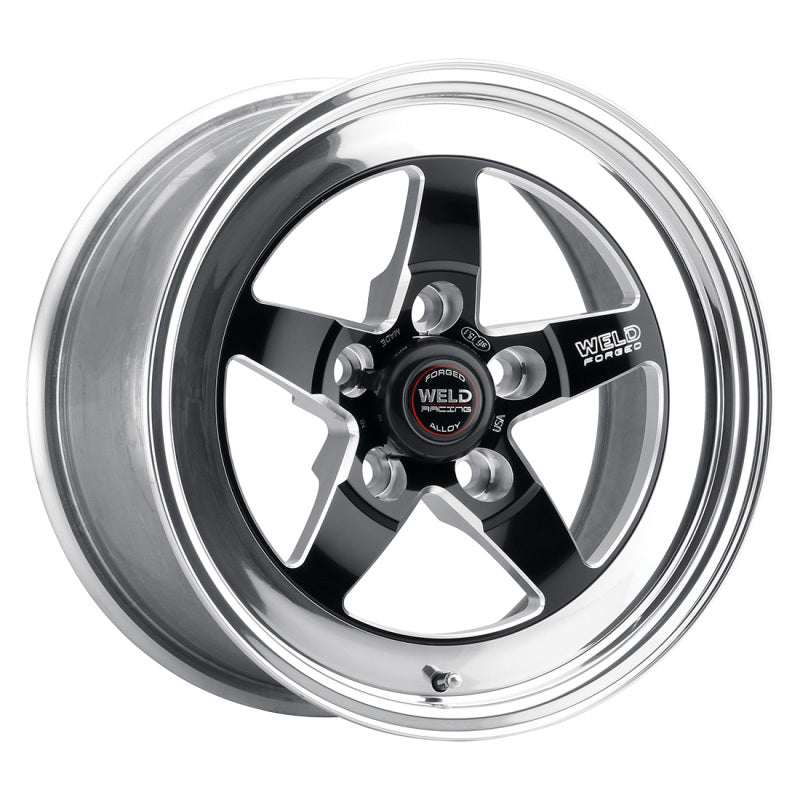 Weld S71 15x8 / 5x4.5 BP / 5.5in. BS Black Wheel (Medium Pad) - Non-Beadlock 71MB-508A55A