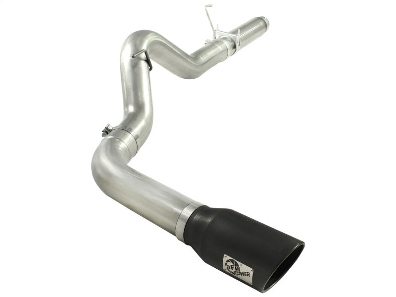 aFe Atlas Exhausts DPF-Back Aluminized Steel Exhaust Dodge Diesel Trucks 07.5-12 L6-6.7L Black Tip 49-02016-B