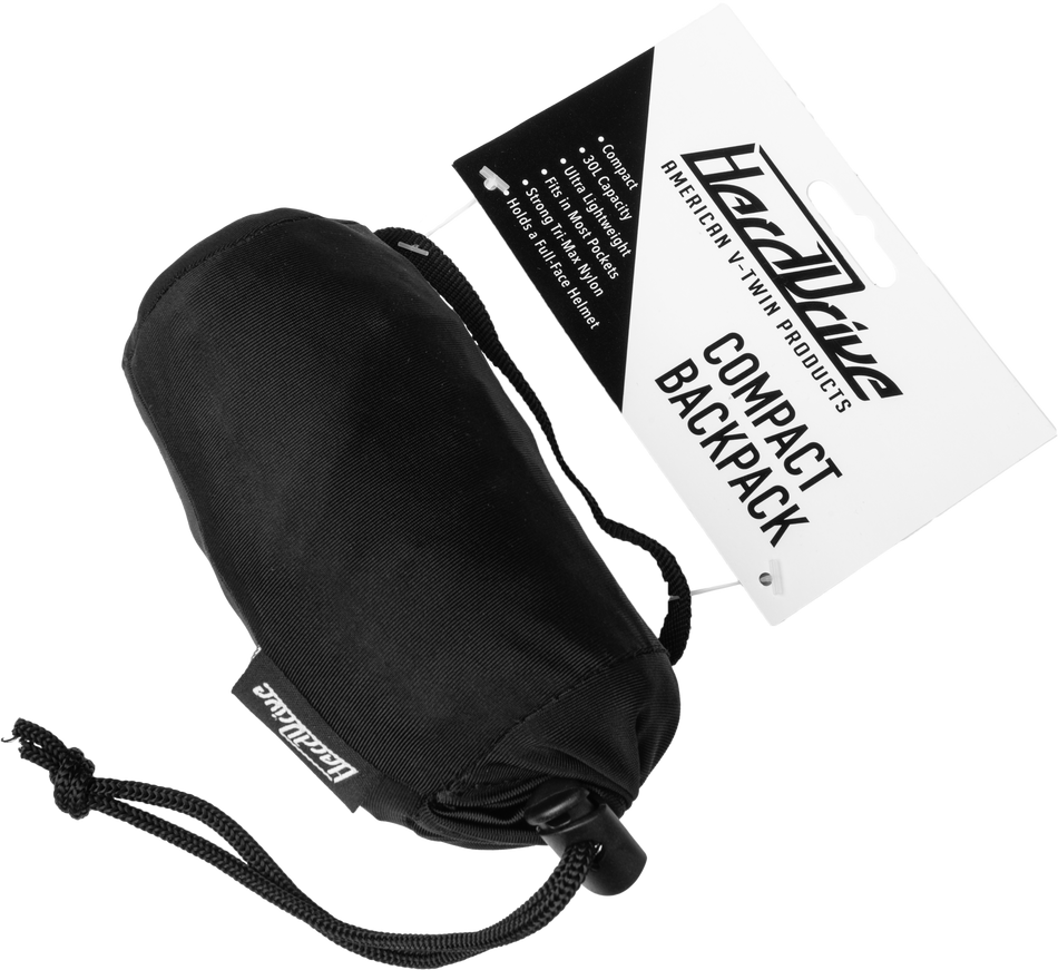 HARDDRIVE Harddrive Compact Backpack Black 810-9930