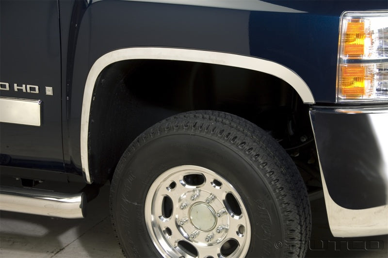 Putco 15-19 Chevy Silv HD (Does not Fit Dually) SS Fender Trim 97296GM