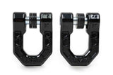 DV8 Offroad Elite Series D-Ring Shackles - Pair (Black) UNSK-01BL