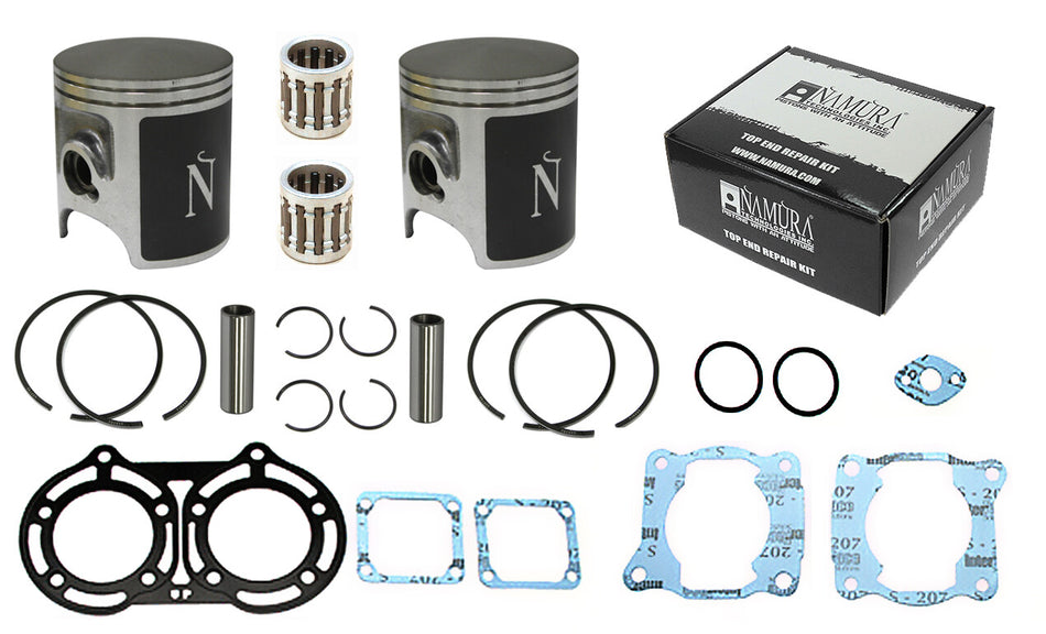 NAMURATop End Kit Twin Cylinder 64.45/+0.50 YamNA-40001-2K