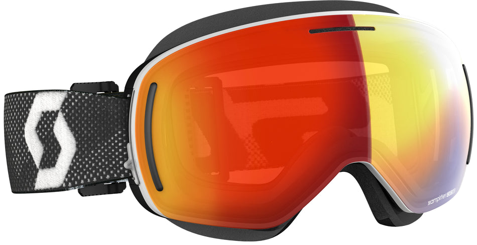 SCOTT Lcg Evo Snowcross Goggle Wht/Blk Enhancer Red Chrome 272845-1035312