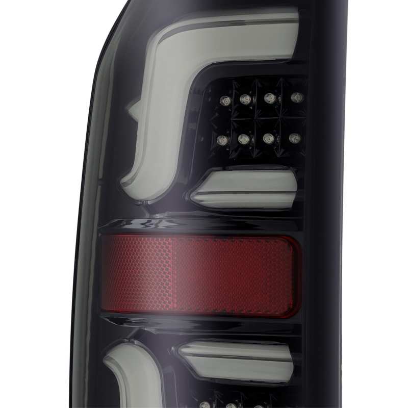 AlphaRex 14-20 Toyota Tundra PRO-Series LED Tail Lights Jet Black 672010