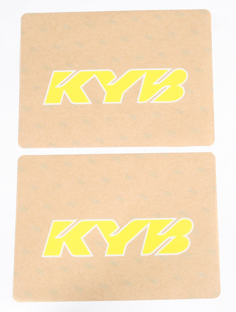 D-COR Upper Fork Decal Kyb Yellow 40-80-133