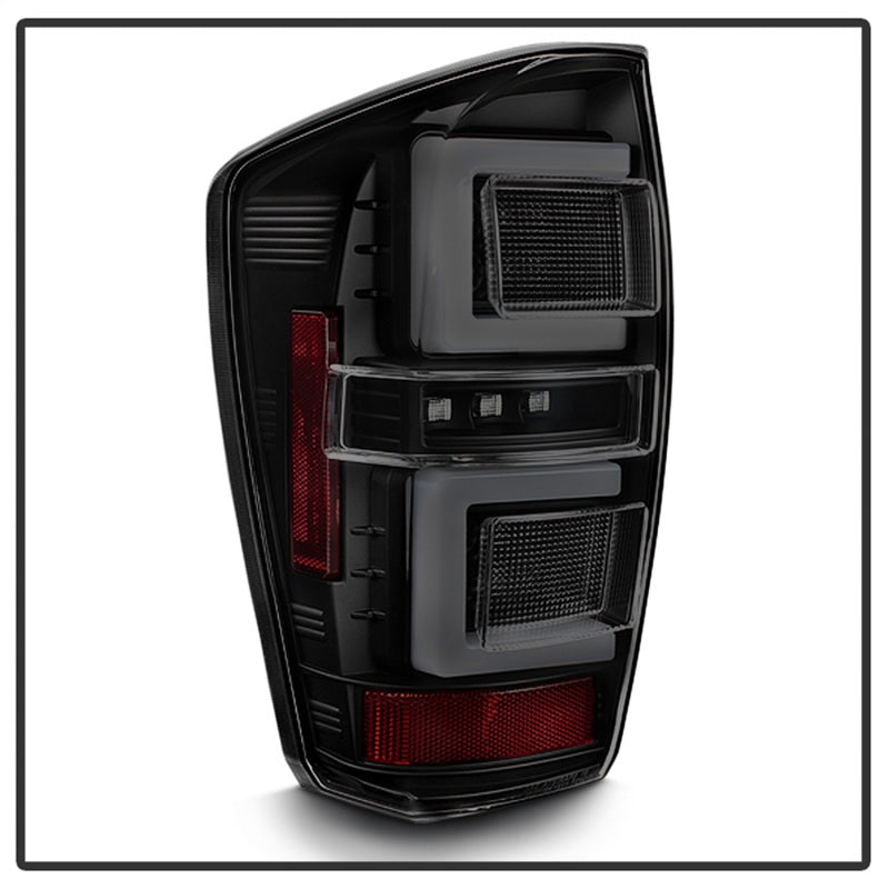 Spyder 16-17 Toyota Tacoma LED Tail Lights - Black Smoke (ALT-YD-TT16-LED-BSM) 5085740