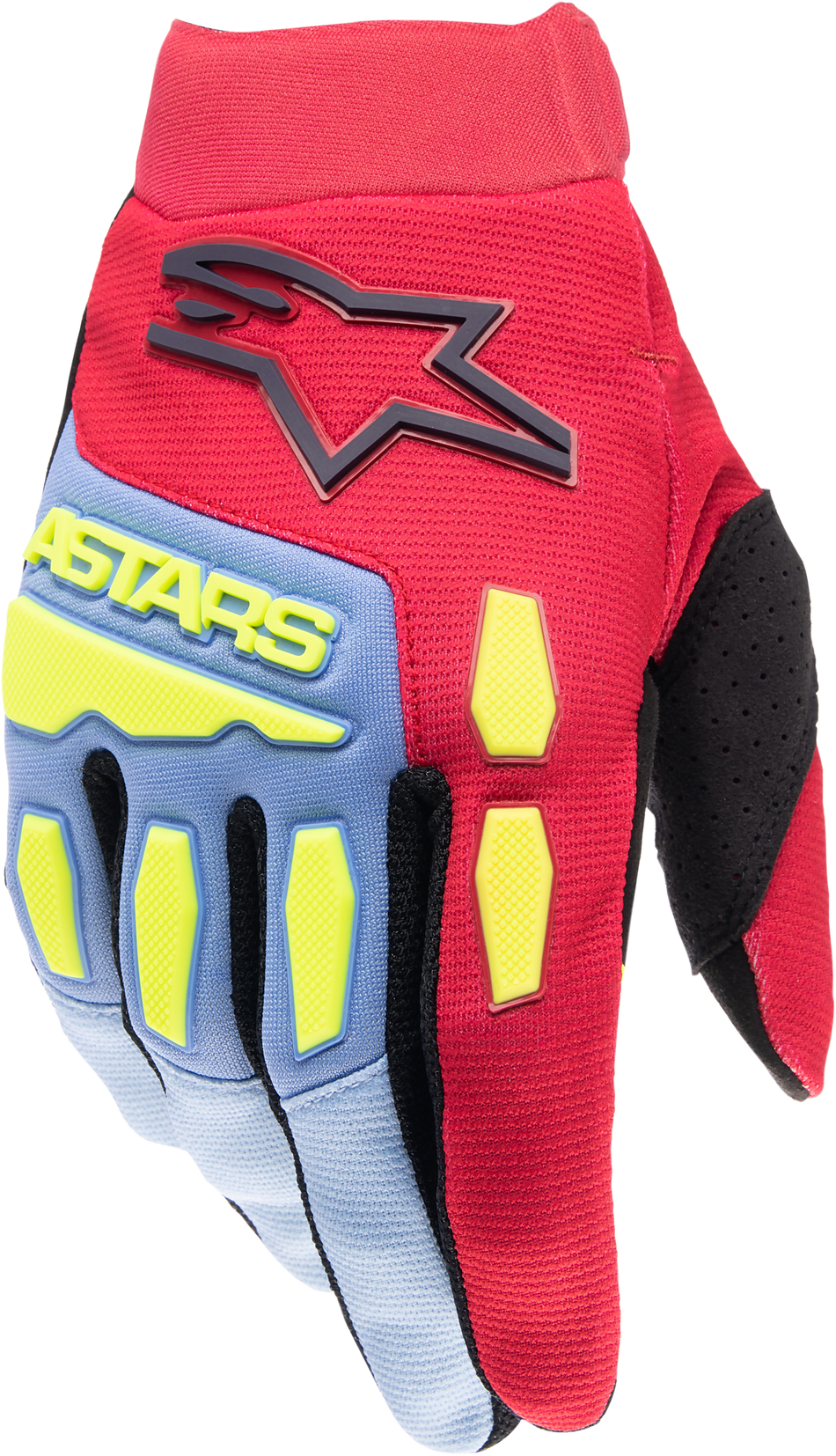ALPINESTARS Youth & Kids Full Bore Gloves Light Blue/Red Berry/Blk Y3xs 3543622-7067-3XS