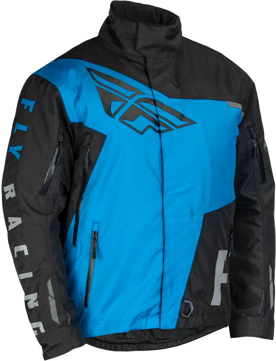 FLY RACING Youth Snx Pro Jacket Black/Blue Yl 470-5401YL