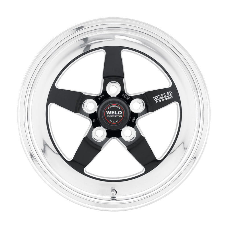 Weld S71 15x8 / 5x4.5 BP / 5.5in. BS Black Wheel (Medium Pad) - Non-Beadlock 71MB-508A55A