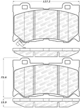 StopTech Street Select Brake Pads - Front 305.1346