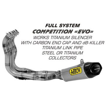 Arrow Competition EVO Titianium Exhaust for BMW S1000RR 2015-2019 71142CKZ