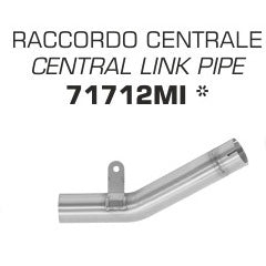 Arrow for Zx-6r/636 19-23 Stainless Steel Central Link Pipe For Original Or Arrow Silencers 71712mi