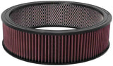 K&N Replacement Drop In Air Filter - 14in OD / 12in ID / 4in H w/ Wire