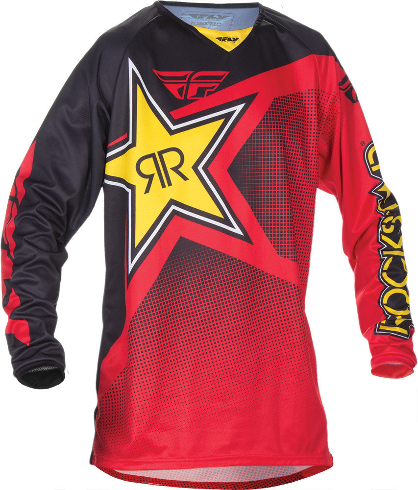 FLY RACING Kinetic Rockstar Jersey Red/Black S 370-662S