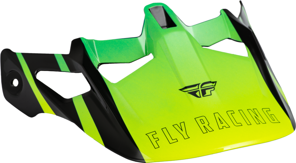 FLY RACING Werx-R Helmet Visor Hi-Vis/Teal Carbon 73-92843
