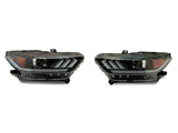 Raxiom 15-17 Ford Mustang Projector Headlights OEM HID Bulbs- Black Housing (Clear Lens) 407055