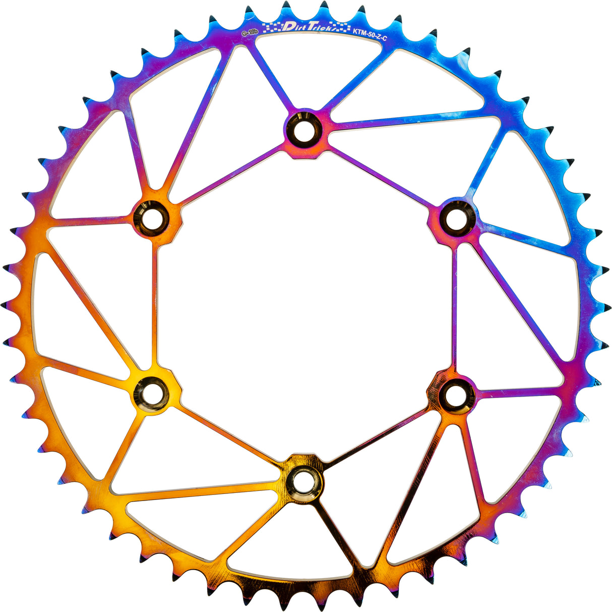 DIRT TRICKS Rear Sprocket Chromoly 44t-520 Ktm/Hus/Gas KTM-44-Z-C