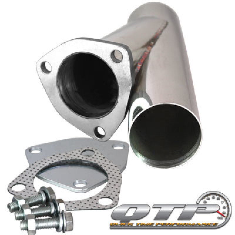 QTP 2.5in Weld-On QTEC Exhaust Cutout Y-Pipe 10250