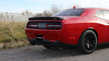 Corsa 15-17 Dodge Challenger Hellcat Dual Rear Exit Extreme Exhaust w/ 3.5in Black Tips 14989BLK