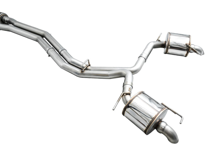 AWE Audi 2019-2023 C8 A6/A7 3.0T Touring Edition Cat-back Exhaust- Turn Downs 3015-31003