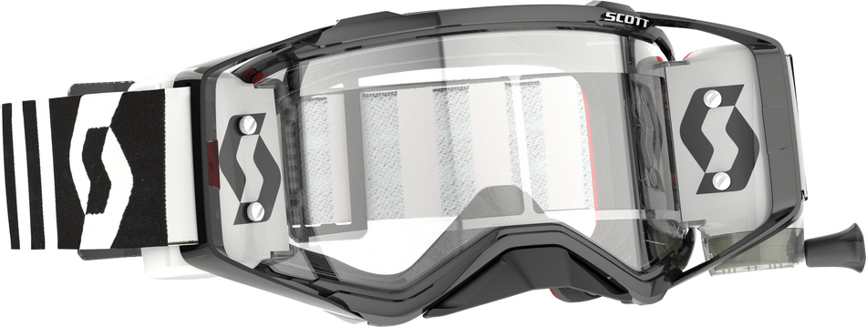 SCOTT Prospect Wfs Goggle Racing Blk/Wht Clear Works 272822-7432113