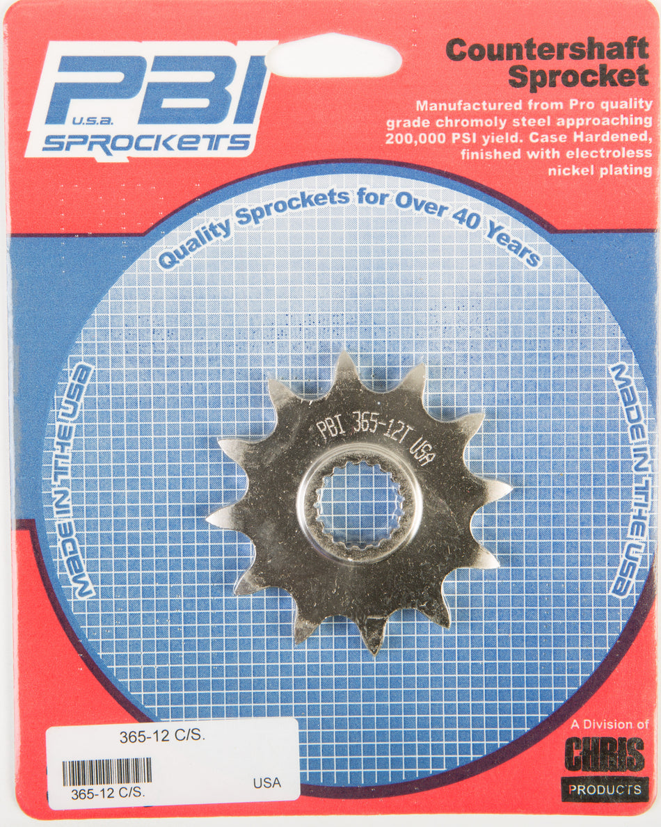 PBIFront Cs Sprocket Steel 12t-520 Hon365-12