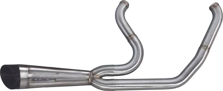 TBR Comp S 2in1 Exhaust Touring M8 Brushed W/Turnout 005-4870199