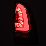 AlphaRex 05-15 Toyota Tacoma PRO-Series LED Tail Lights Jet Black 680030