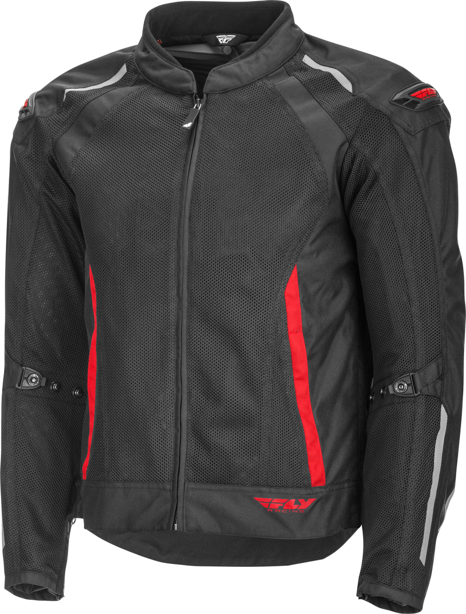 FLY RACING Coolpro Mesh Jacket Black/Red 2x 477-40532X