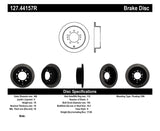 StopTech Slotted & Drilled Sport Brake Rotor 127.44157R